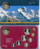 2005 Kursmünzensatz  Jungfrau Stgl